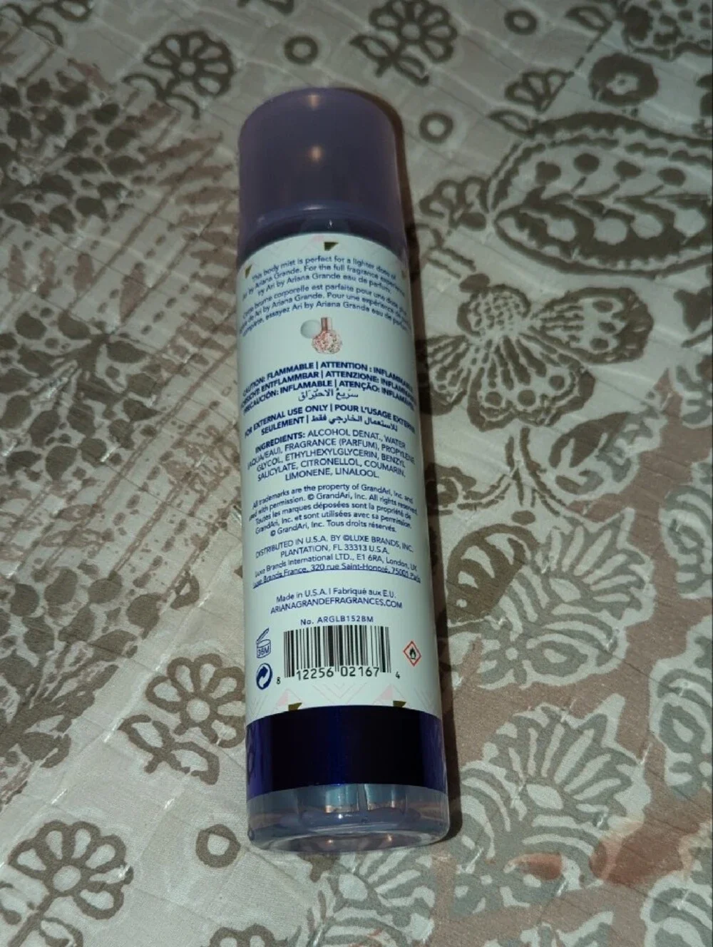 Ariana Grande Violet ARI Scented Body Mist
